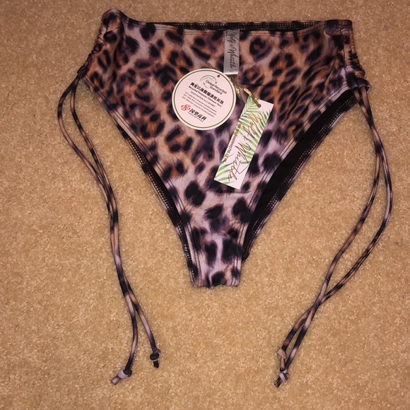 Purple cheetah bottoms - Picture 5 of 10